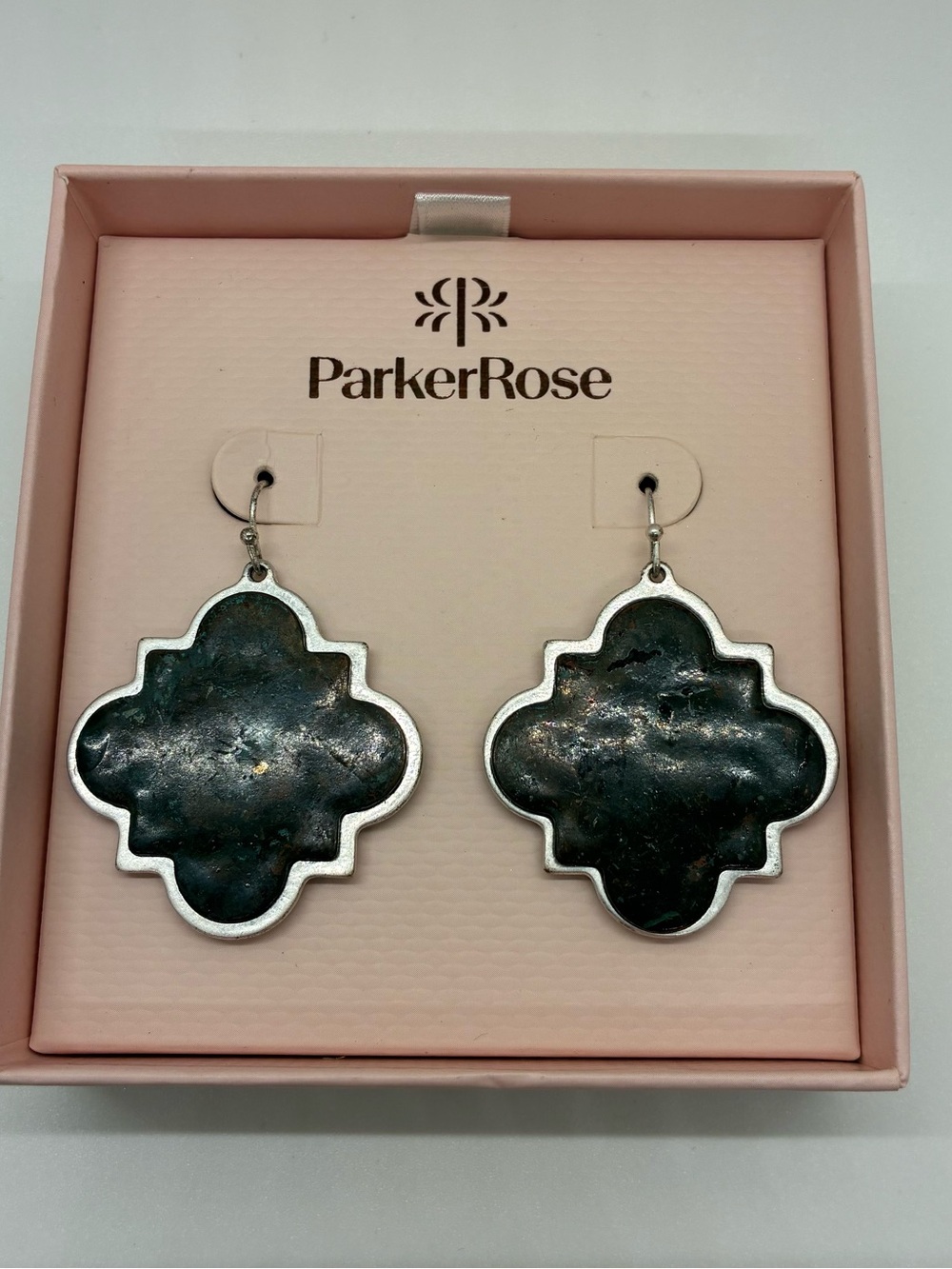 PARKER ROSE QUATREFOIL CLOVER EARRINGS